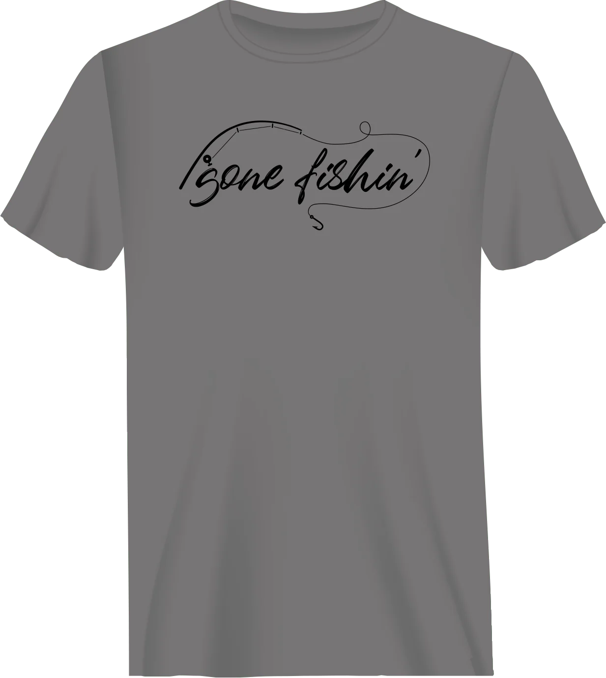 Gone Fishing v2 Man T-Shirt