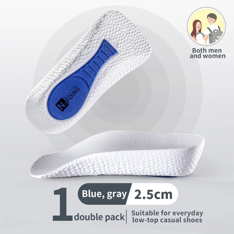 Height Boost Memory Foam Insoles | Arch Support & Orthopedic Comfort