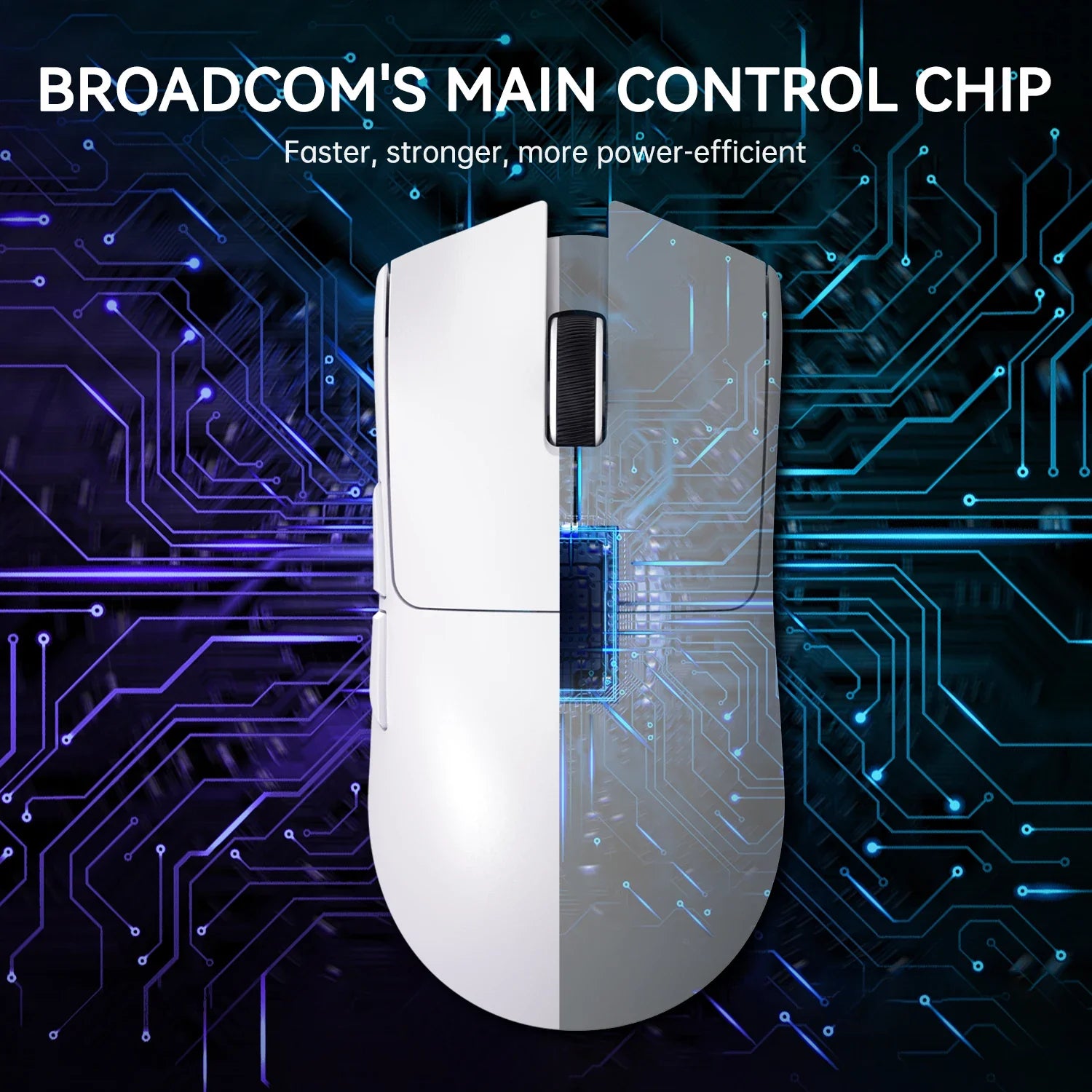 ATTACK SHARK X11 Lightweight Wireless Gaming Mouse – RGB Backlight, Up to 22K DPI, PAW3311 Optical Sensor, Rechargeable