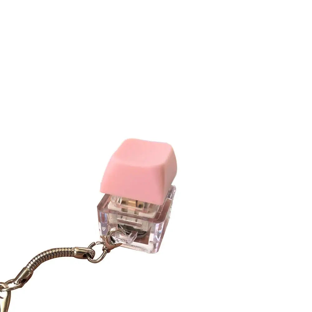 Mini Keyboard Fidget Keychain Toy