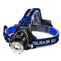 Powerful LED Headlamp Zoomable Rechargeable Waterproof for Camping Fishing