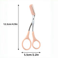 Precision Eyebrow Scissors with Comb