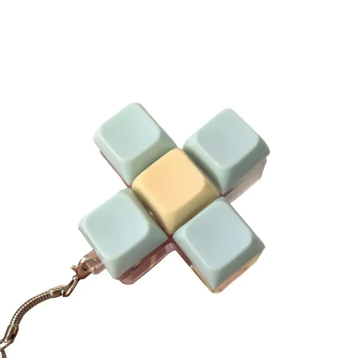 Mini Keyboard Fidget Keychain Toy