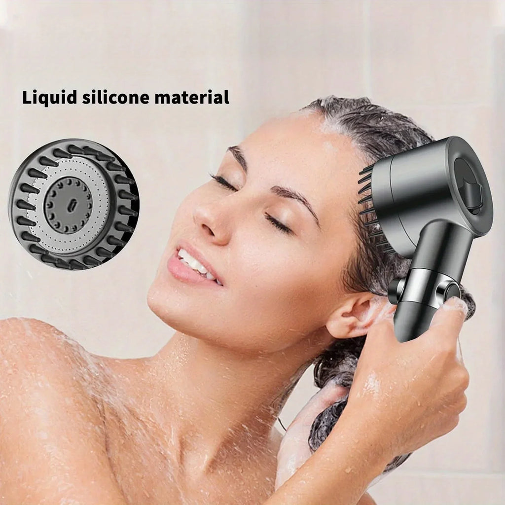 AquaIon Filtered Shower Head – 5 Spray Modes for Softer Skin & Hair