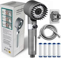 AquaIon Filtered Shower Head – 5 Spray Modes for Softer Skin & Hair