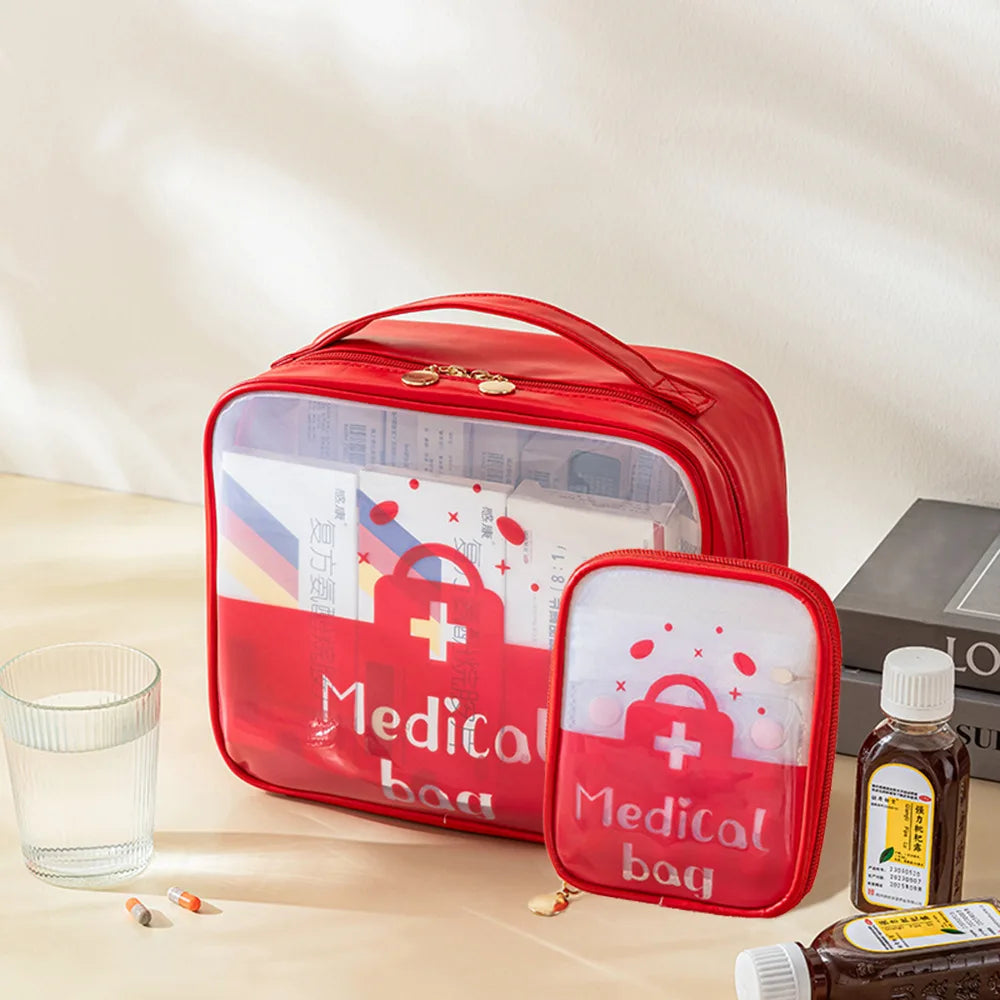 Portable Business Trips Home Use Medical Bag Travels Small Medicine Bag for Carrying Around Storage Emergency Kits