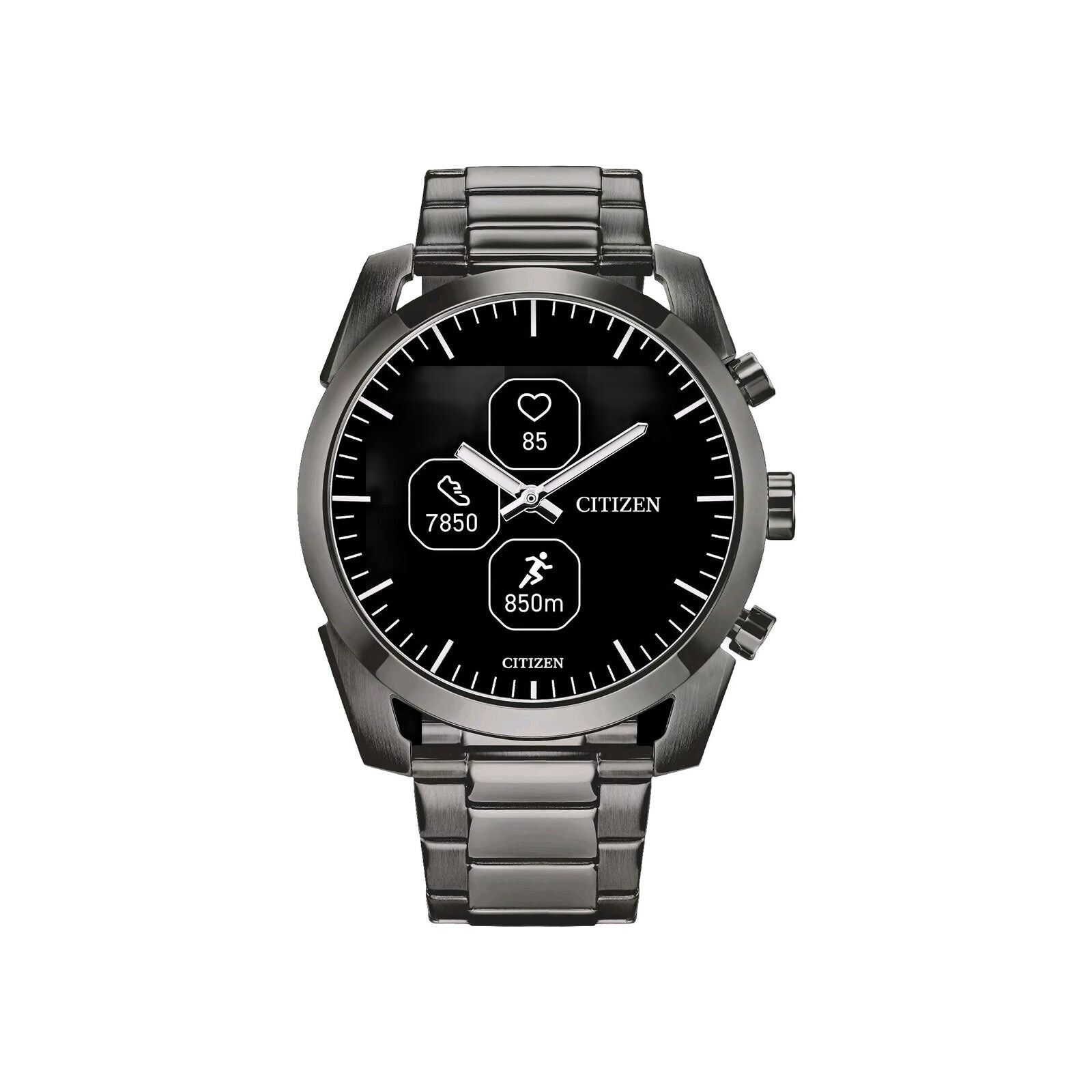 Citizen Luxury CZ Smart Hybrid Gen 2 42.5MM Stainless Steel Sport Smartwatch-JX2017-56E